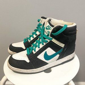 Nike Air Force II High Top Dunks, Fresh Water, M 6.5 W 8